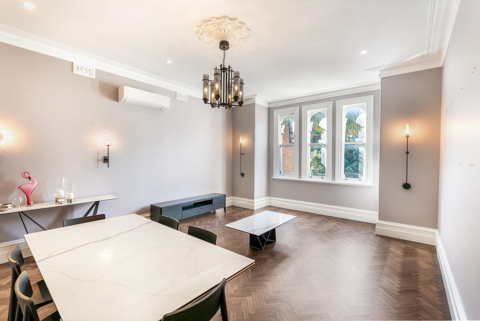 Renovation finish detail